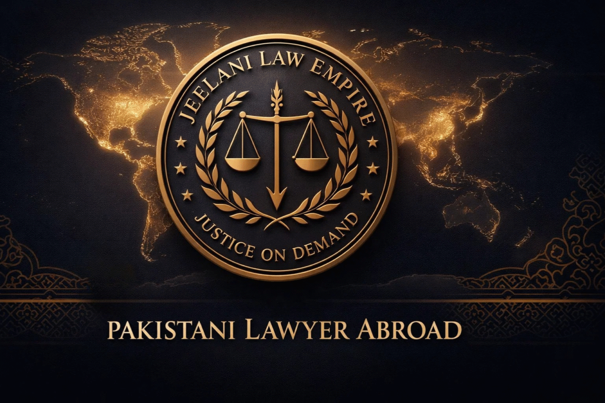 Pakistani lawyer abroad