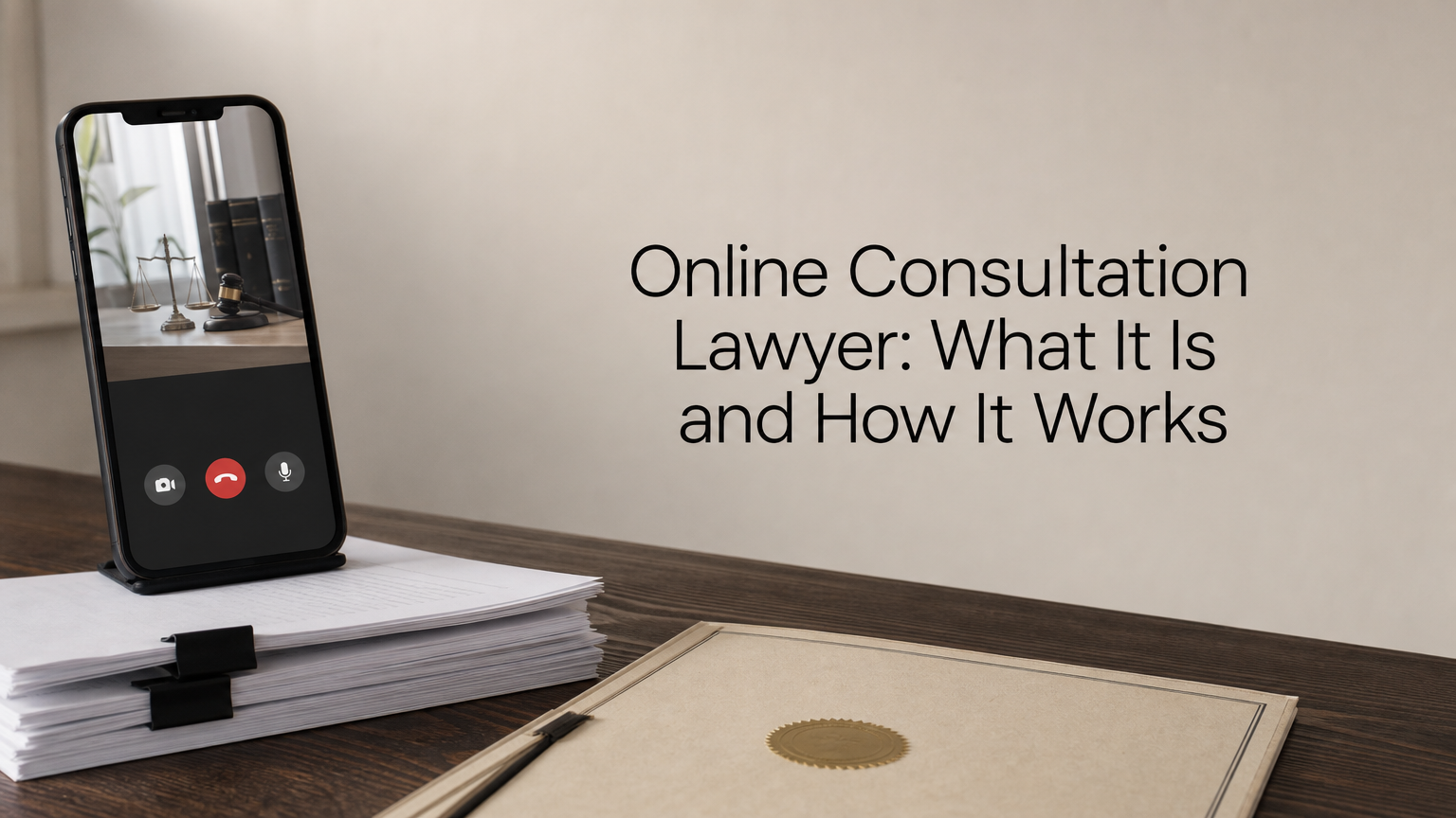 Online Consultation Lawyer: What It Is and How It Works