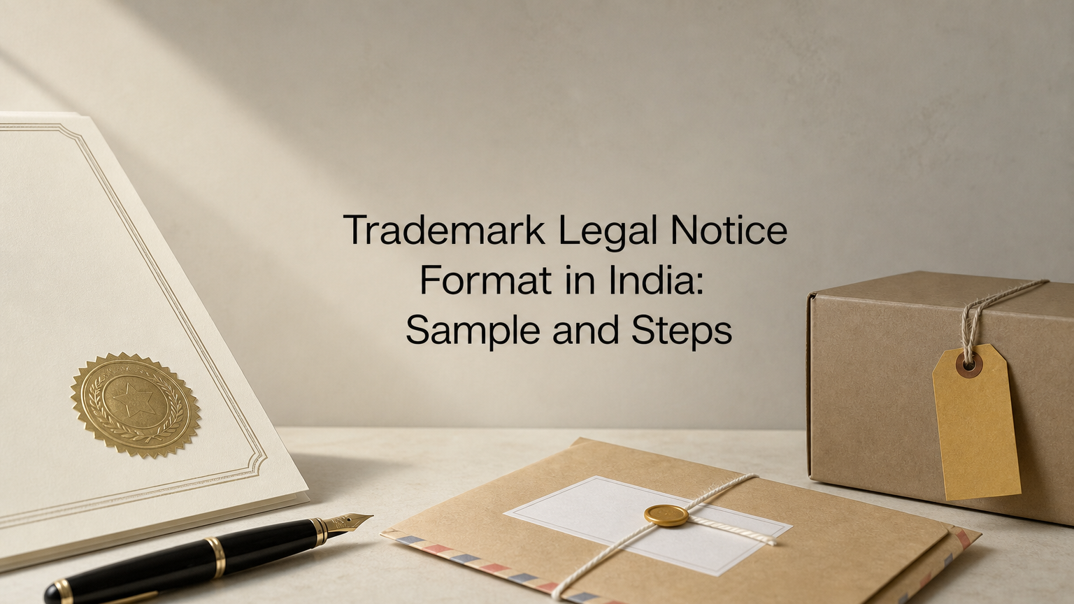 Trademark Legal Notice Format in India: Sample and Steps